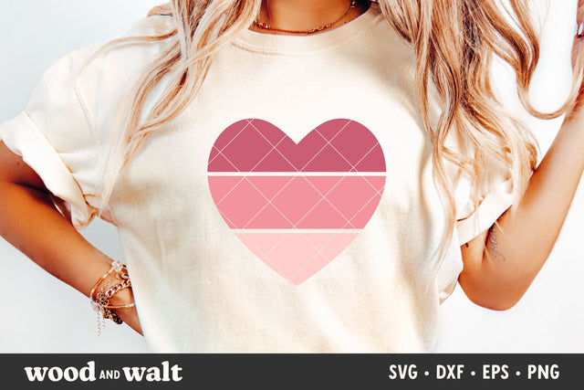 Boho Heart SVG | Valentine's Day Cut File SVG Wood And Walt 