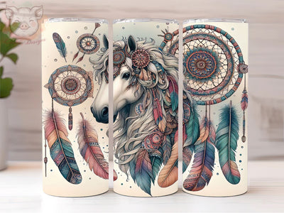 Boho Horse 20oz Tumbler Png, Straight & Tapered Tumbler Png, Country Girl Tumbler Png, Digital Download PNG Sublimation Lara' s Designs 
