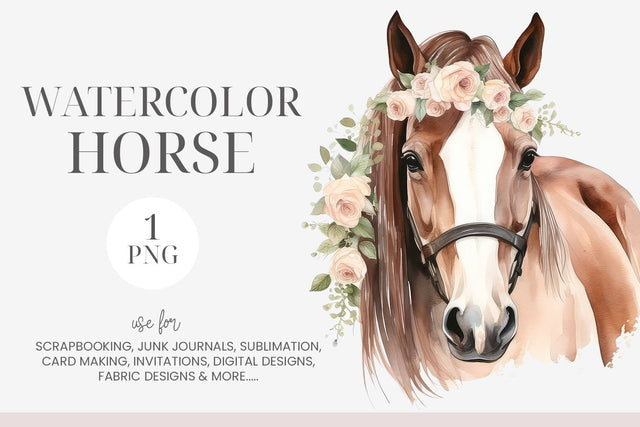 Boho Horse PNG Sublimation BijouBay 