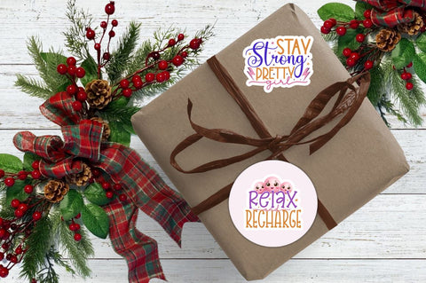 Boho Inspirational Quotes Sticker Bundle Sublimation Regulrcrative 