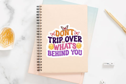 Boho Inspirational Quotes Sticker Bundle Sublimation Regulrcrative 