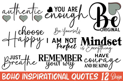 BOHO-INSPIRATIONAL-QUOTES--Svg-Bundle SVG Angelina750 