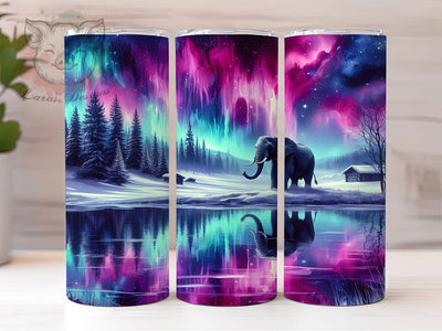 Boho Jumbo Elephant Tumbler Wrap, Jumbo Elephant Wrap, Animal Tumbler Design, 20oz Tumbler Wrap, Wildlife Tumbler, Boho Elephant Tumbler, Sublimation Elephant Sublimation Lara' s Designs 