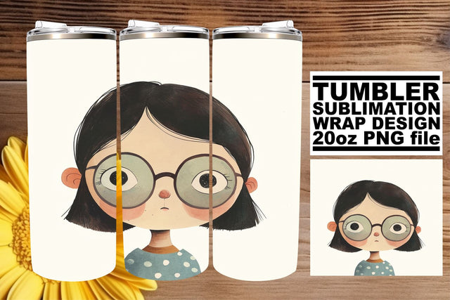 Boho Kids Sublimation Tumbler Artistry - 20oz Sublimation afrosvg 