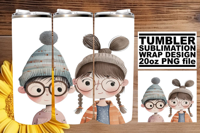 Boho Kids Sublimation Tumbler Decorations Sublimation afrosvg 
