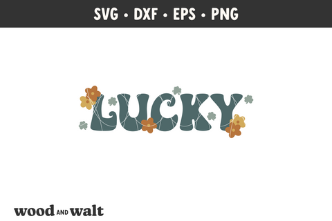 Boho Lucky SVG | St Patrick's SVG SVG Wood And Walt 