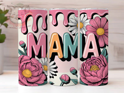 Boho Mama Retro 20oz Tumbler, Boho Mama Wrap, Vintage Bohemian Sublimation Design, 20oz Tumbler Wrap, Sublimation Design PNG, Boho Gift Sublimation Lara' s Designs 