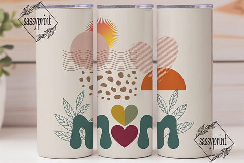 Boho Mom 20oz Tumbler Wrap Sublimation sassyprint 