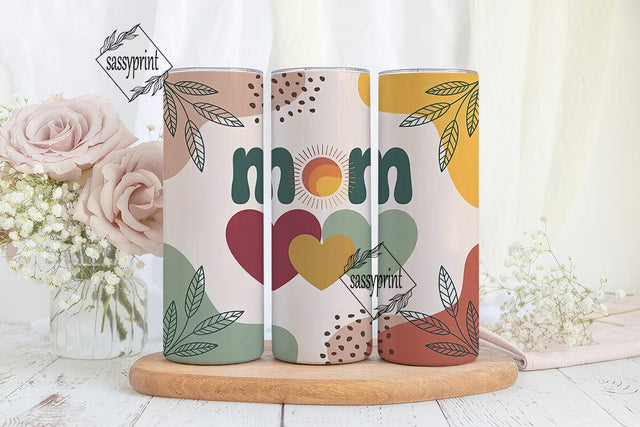 Boho Mom 20oz Tumbler Wrap Sublimation sassyprint 