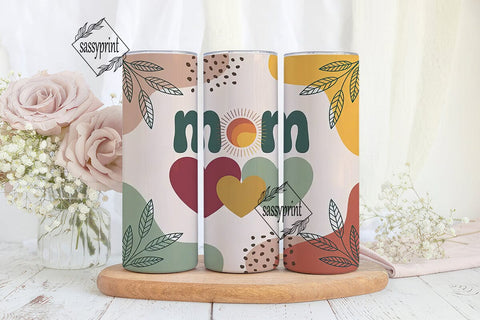 Boho Mom 20oz Tumbler Wrap Sublimation sassyprint 