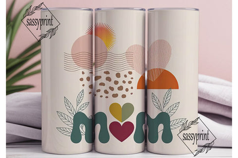 Boho Mom 20oz Tumbler Wrap Sublimation sassyprint 