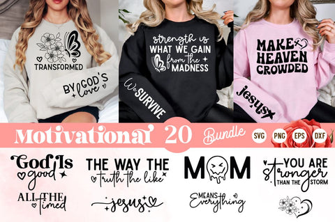 Boho Motivational Sleeve Svg Design,Funny Sleeve SVG Bundle collection , Motivational designs, JESUS SVG BUNDLE SVG Regulrcrative 