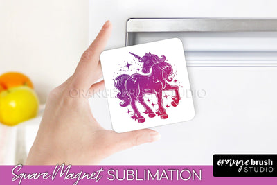 Boho Mystical Magnet Sublimation - Celestial Fridge Magnet Sublimation OrangeBrushStudio 