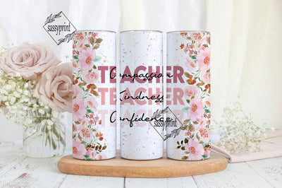Boho Positive Affirmations, Self Love 20oz Skinny Tumbler Sublimation Design Digital Download PNG Instant , Straight Wrap Sublimation sassyprint 
