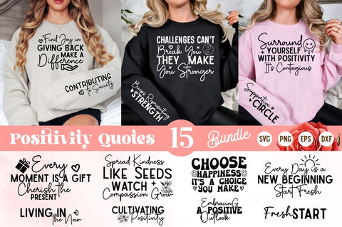 Boho Positivity Sleeve SVG Bundle, Bohemian Inspirational Designs SVG Regulrcrative 