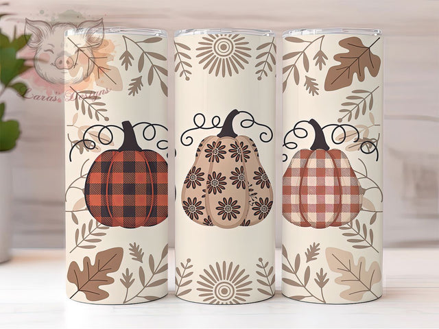 Boho Pumpkin Rustic Thanksgiving Tumbler, Thanksgiving Cup Wrap, 20Oz Sublimation, Rustic Fall Drinkware, Autumn Harvest Tumbler, Cozy Boho Cup Design, Festive Pumpkin Wrap Sublimation Lara' s Designs 