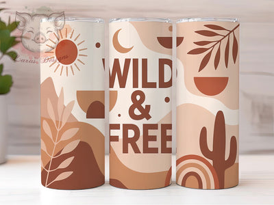 Boho Rainbow Free Spirit Tumbler Wrap, Hippie Tumbler Art, Free Spirit Cup, Rainbow Pattern Wrap, Boho Style Drinkware, Colorful Bohemian Gift, Festival Tumbler Design Sublimation Lara' s Designs 