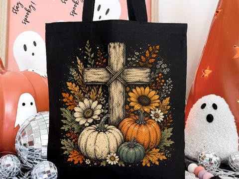 Boho Rustic Floral Pumpkin Cross Fall Jesus, Autumn Pumpkin Floral, Retro Fall Png, Fall Cross Pumpkins,Fall Christian Png, Autumn Pumpkin SVG DesignDestine 