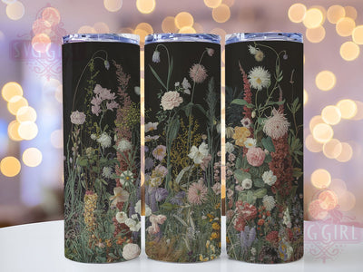 Boho Rustic Wildflower Tumbler, Spring Floral Tumbler, Rustic Flower Wrap, Artistic Boho Wrap, Colorful Wildflower Wrap, Sublimation Design, Trendy Gift Idea Sublimation SvggirlplusArt 