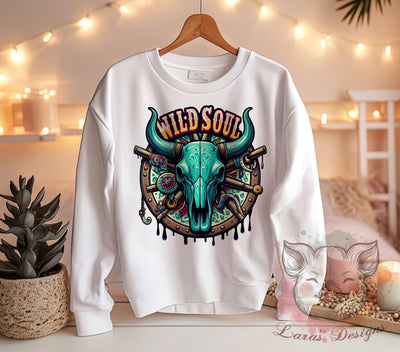 Boho Skull, Cowboy Boots, Wild Soul Art, Bohemian Decor, Western PNG, Digital Download, Sublimation Design, Rustic Home Decor Sublimation Lara' s Designs 