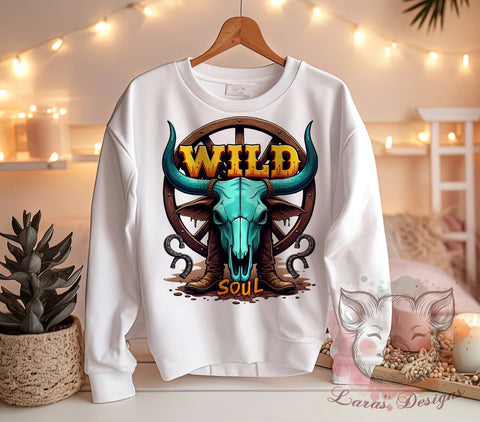 Boho Skull, Cowboy Boots, Wild Soul Art, Bohemian Decor, Western PNG, Digital Download, Sublimation Design, Rustic Home Decor Sublimation Lara' s Designs 