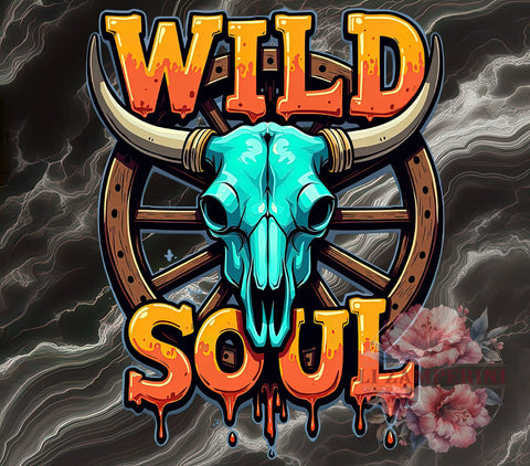 Boho Skull PNG, Wild Soul Sublimation, Cowboy Boots PNG, Western Skull Design, Boho Digital Download, Rustic Skull Clipart, Western Sublimation PNG Sublimation Li Zamperini 