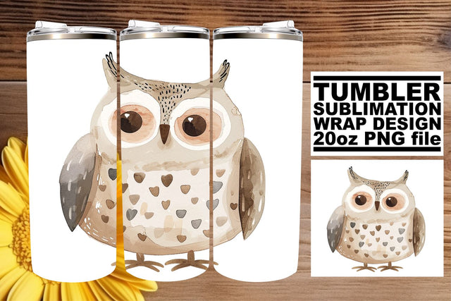 Boho Spring Wildlife Tumbler Sublimation Wrap - 20oz Sublimation afrosvg 