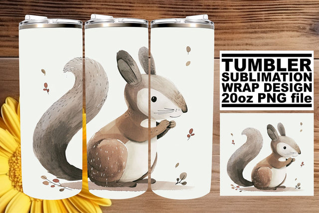 Boho Spring Wildlife Tumbler Wrap - 20oz Sublimation Sublimation afrosvg 