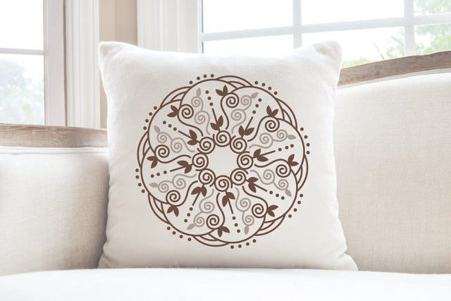 Boho Style SVG Cut file | Boho Pillow T-shirt Design SVG Ikonart Design Shop 