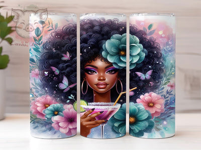 Boho Sunflower Butterfly Tumbler, Feminine Artistic Theme, Summer Sunflower Wrap, Vibrant Boho Design, Seamless Nature Motif, Colorful Botanical Print, Spiritual Woman Style, Fresh Seasonal Glow, 20Oz T Sublimation Lara' s Designs 