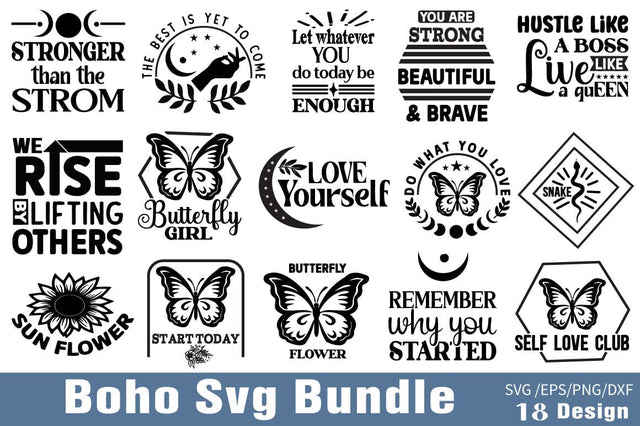 Boho Svg Bundle SVG Angelina750 