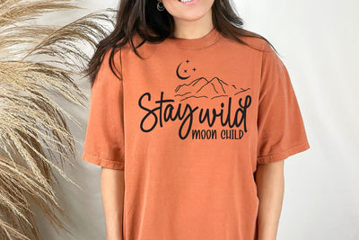 Boho Svg, Stay wild moon child SVG SVG DesignDestine 