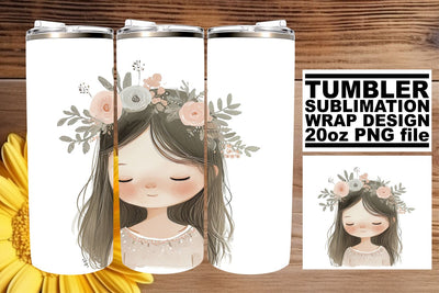 Boho-Themed Sublimation Tumblers for Children Sublimation afrosvg 