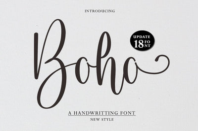 Boho Update Font Studio Rhd Store 