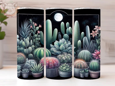 Boho Western Cactus 20oz Tumbler Png, Straight & Tapered Tumbler Png, Desert Cactus Tumbler Png, Digital Download PNG Sublimation Lara' s Designs 