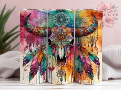 Boho Western Cow Skull Tumbler, Country Rustic Tumbler, 20oz Sublimation Wrap, Boho Western Tumbler, Southwestern Tumbler PNG, Desert Aesthetic Tumbler, Digital Download Sublimation Li Zamperini 
