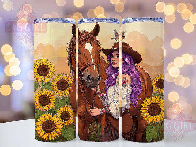 Boho Western Cowgirl Rustic Rodeo Tumbler, Western Tumbler, Cowgirl Tumbler, Rustic Tumbler, 20oz Sublimation Wrap, Rodeo Tumbler, Southwestern Tumbler Sublimation SvggirlplusArt 