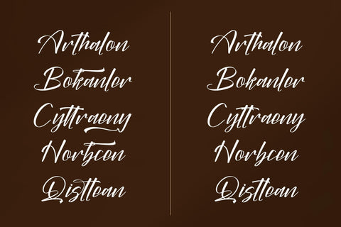 Bokeylan Qimghora - Modern Handwritten Freestyle Font Letterena Studios 