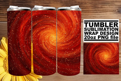 Bold and Chic Red Glitter Pattern Tumbler Design Sublimation afrosvg 