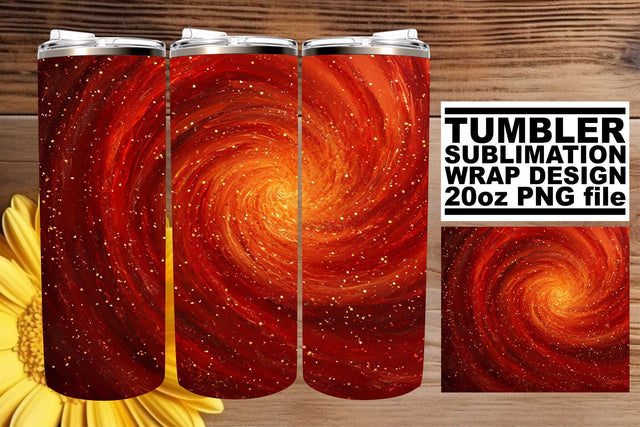 Bold and Chic Red Glitter Pattern Tumbler Design Sublimation afrosvg 