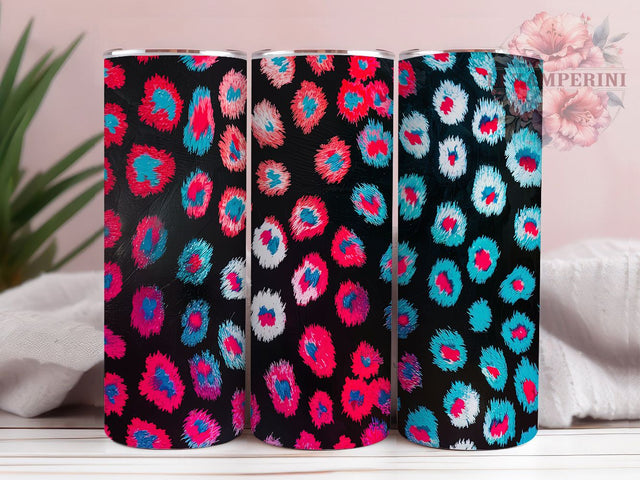 Bold Patriotic Cheetah Fourth of July Tumbler, Red White Blue Tumbler, Abstract Leopard Sublimation Wrap, 20oz Skinny Tumbler Wrap, USA Animal Print Tumbler, Fourth Of July Tumbler Sublimation Li Zamperini 