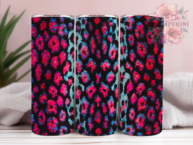 Bold Patriotic Cheetah Fourth of July Tumbler, Red White Blue Tumbler, Abstract Leopard Sublimation Wrap, 20oz Skinny Tumbler Wrap, USA Animal Print Tumbler, Fourth Of July Tumbler Sublimation Li Zamperini 