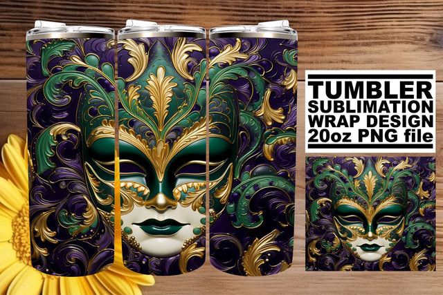 Bold Patterned Tumbler Design Sublimation afrosvg 