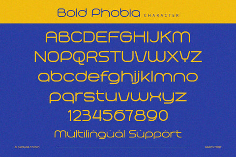 Bold Phobia - Display Font Font Alpaprana Studio 