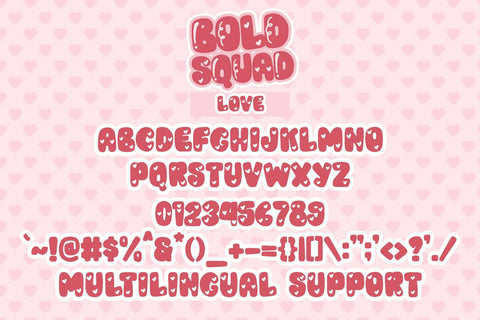 Bold Squad Font Font Dm Letter Studio 