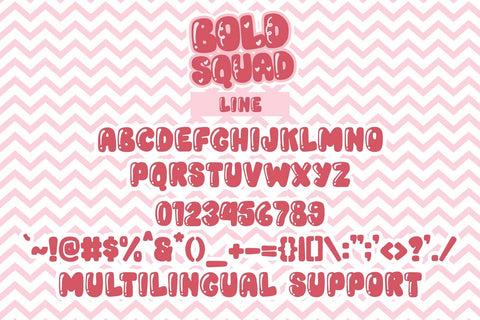 Bold Squad Font Font Dm Letter Studio 