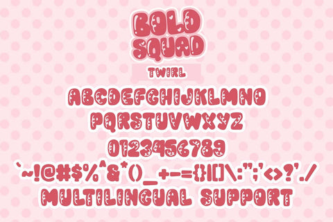 Bold Squad Font Font Dm Letter Studio 