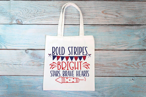 Bold stripes bright stars brave hearts SVG Design SVG Designangry 