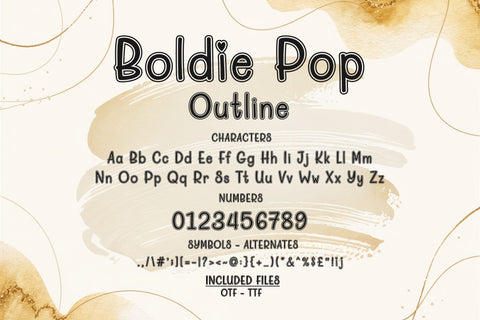 Boldie Pop Font Bundle – Cute, Fun, Handwritten Fonts Font TonisArtStudio 