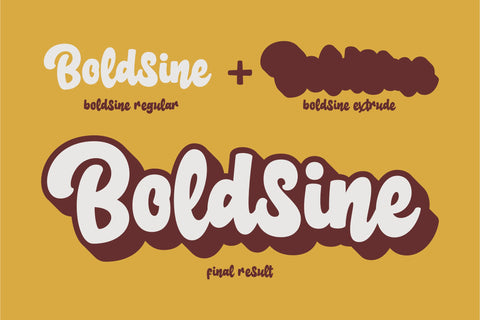 Boldsine Font ahweproject 